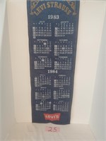 1983 - 1984 Levi's Advertising Calendar