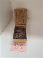 Old Giant Grip Box with square nails ect