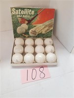 Dozen of Satellite Golf Balls in Org. Box