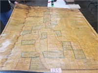 Large Map of Cayuga & Seneca Counties Map 1859