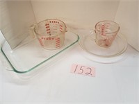 Pyrex Measuring Cups & Bake Ware