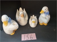 Set of Goose Figures