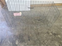 Metal cage for chickens or rabbits