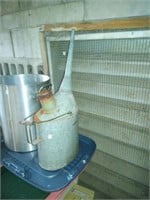 galvanized radiator fluid can
