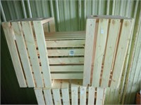 3 wood crates