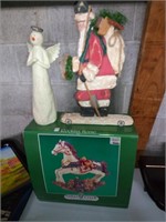 Santa & Snowman + rocking horse