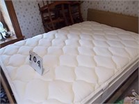 Bed w/ mattress and Bx spring . Matches a and b