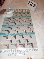 5 SMITH AND WESSON Gun Posters