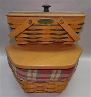 2 Longaberger Baskets