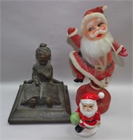 Santa Musical Figurine & Other