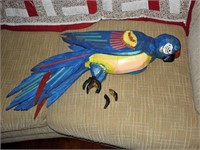Parrot Wood Sculpture - Unique