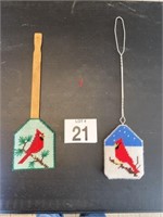 2 Cardinal Fly Swatters