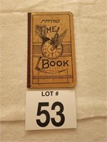 Monthly time book.  1903