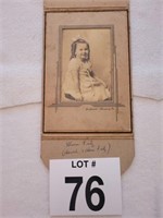 Antique picture of Gloria Fritz