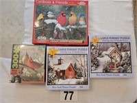4 cardinal picture puzzles
