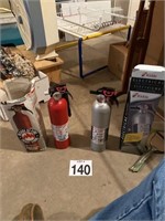 2 charged Kidde fire extinguishers