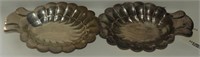 Lot #2387 - (2) sterling silver decorated nut