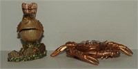 Lot #2390 - Decorated and jeweled figural bird