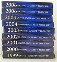 Lot #2395 - 1999-2006 United States Mint Proof