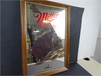 Miller High Life Black Bear Beer Mirror 22" x 15"