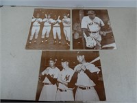 Set of 11x14 Yankees Prints with Babe Ruth