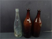 Vintage Bosch Linden Lake Michigan Bottles
