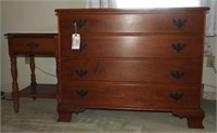 Lot #2451 - Solid Maple four drawer chest of