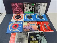 Lot of Elvis Presley 45 Records