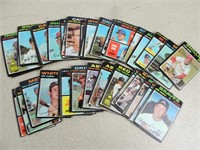 Assortment of 1970's Baseball Cards