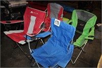 Four Camp Chairs