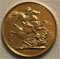 2010 Sovereign Gold Coin