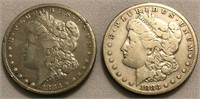 1883-S & 1883-CC Morgan Dollars