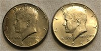 1964-P & D Kennedy Half-Dollars