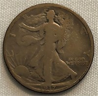 1917-S (Rev) Walking Liberty Half-Dollar