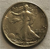 1918-P Walking Liberty Half-Dollar