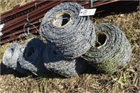 5 ROLLS BARBED WIRE