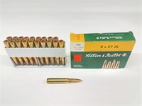 (20 Rds) 8mm Mauser Ammo 196gr FMJ