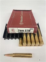 (12 Rds) 7mm STW Ammo Nosler 140gr Partition