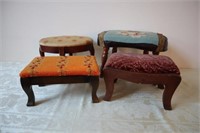 (4) DIFFERENT FOOT STOOLS:
