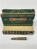 (17 Rds) 30-30 Ammo Remington UMC Kleanbore