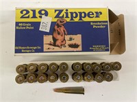 (20 Rds) 219 Zipper Ammo 46gr HP