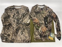 (2 Pcs) Realtree & Mossy Oak Shirts Sz XL