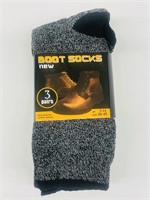 (4x bid) Boot Socks Size 7.5-11.5