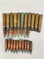 50 BMG Brass & Projectiles Blue tip
