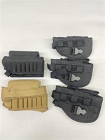 (2)Gunstock Cheek Pad/Pouch, (3)Universal holsters