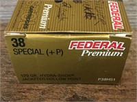 9 Rounds of .38Spl. Federal Silver Nickel