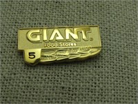 Vintage 10kt G.F. Giant 5 Yr. Anniversary Pin, Sig