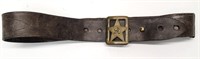 WWII Leather Russian M36 Officers Belt