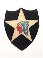 Pre WWII US 2nd Infantry Division Wool Patch