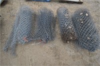 4- Used Rolls of Chain Link Fencing